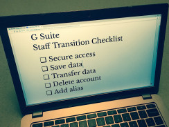 Deleting a G Suite account